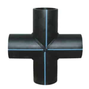 Conexión cruz de polietileno PAD para tubería de agua potable