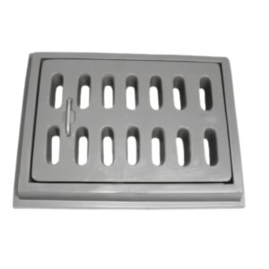 Rejilla concreto polimérico gris