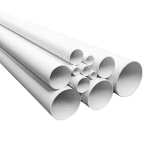 TUBERÍA SANITARA DE PVC EXTREMOS LISOS